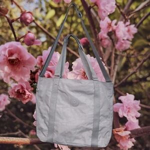 Kipling Adara Medium Tote in Dove Grey